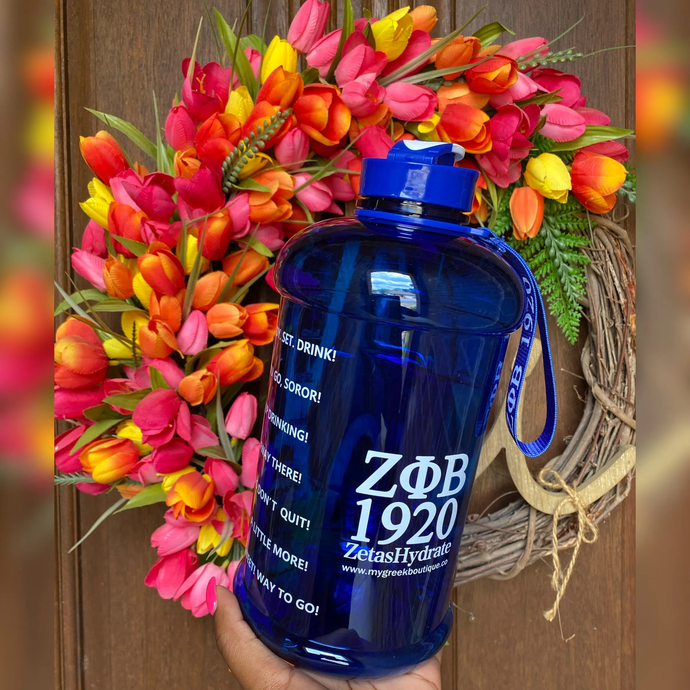 ΖΦΒ 1920 Motivational Water Bottle