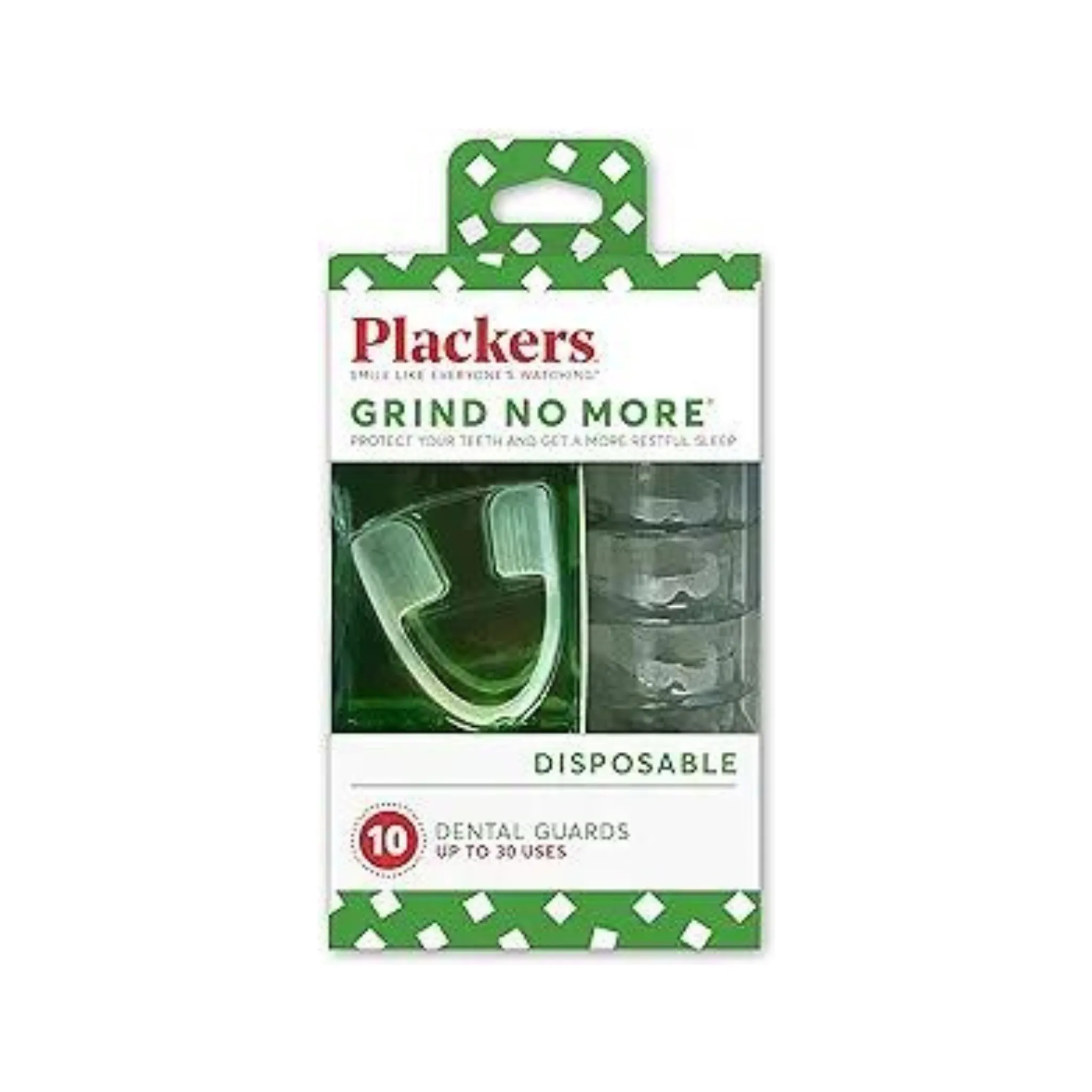 10-ct Plackers Grind No More Ready to Wear Disposable Night Guard