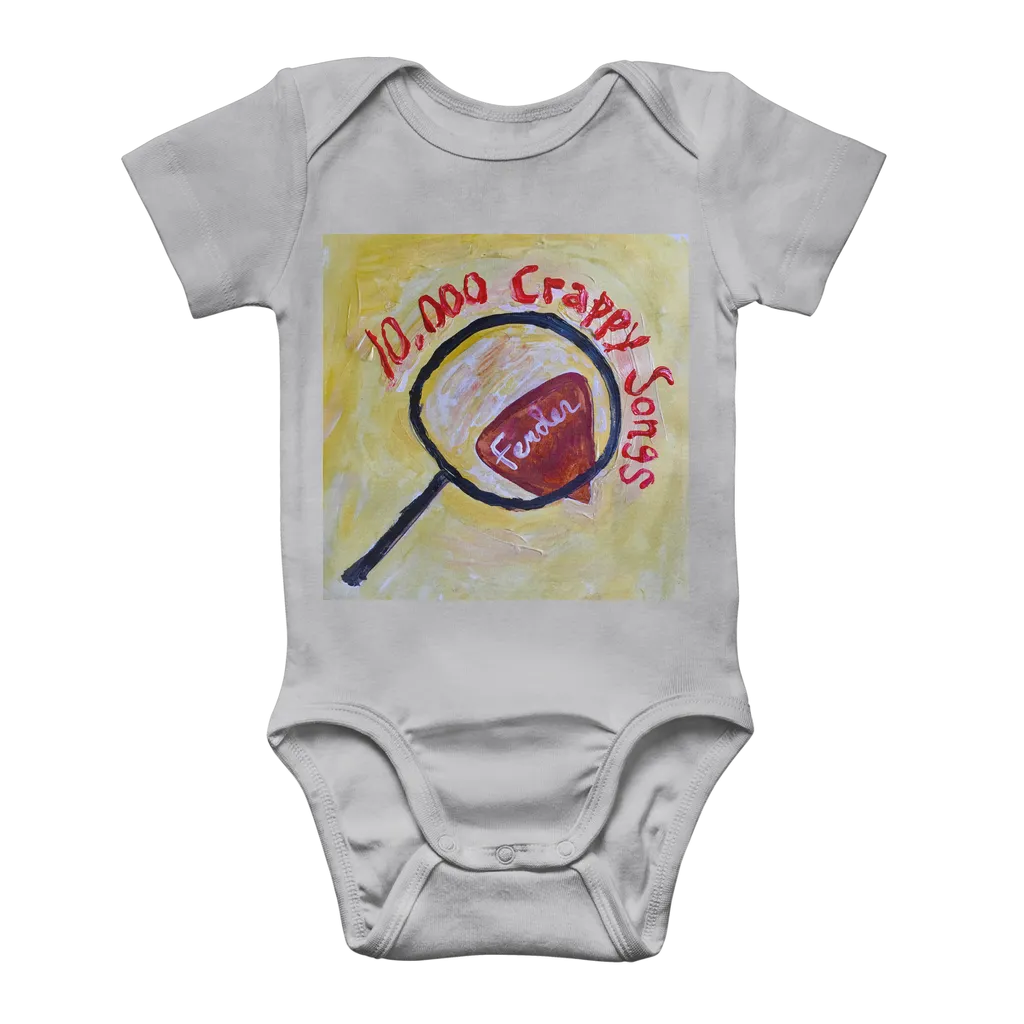 10,000 Crappy Songs Classic Baby Onesie Bodysuit