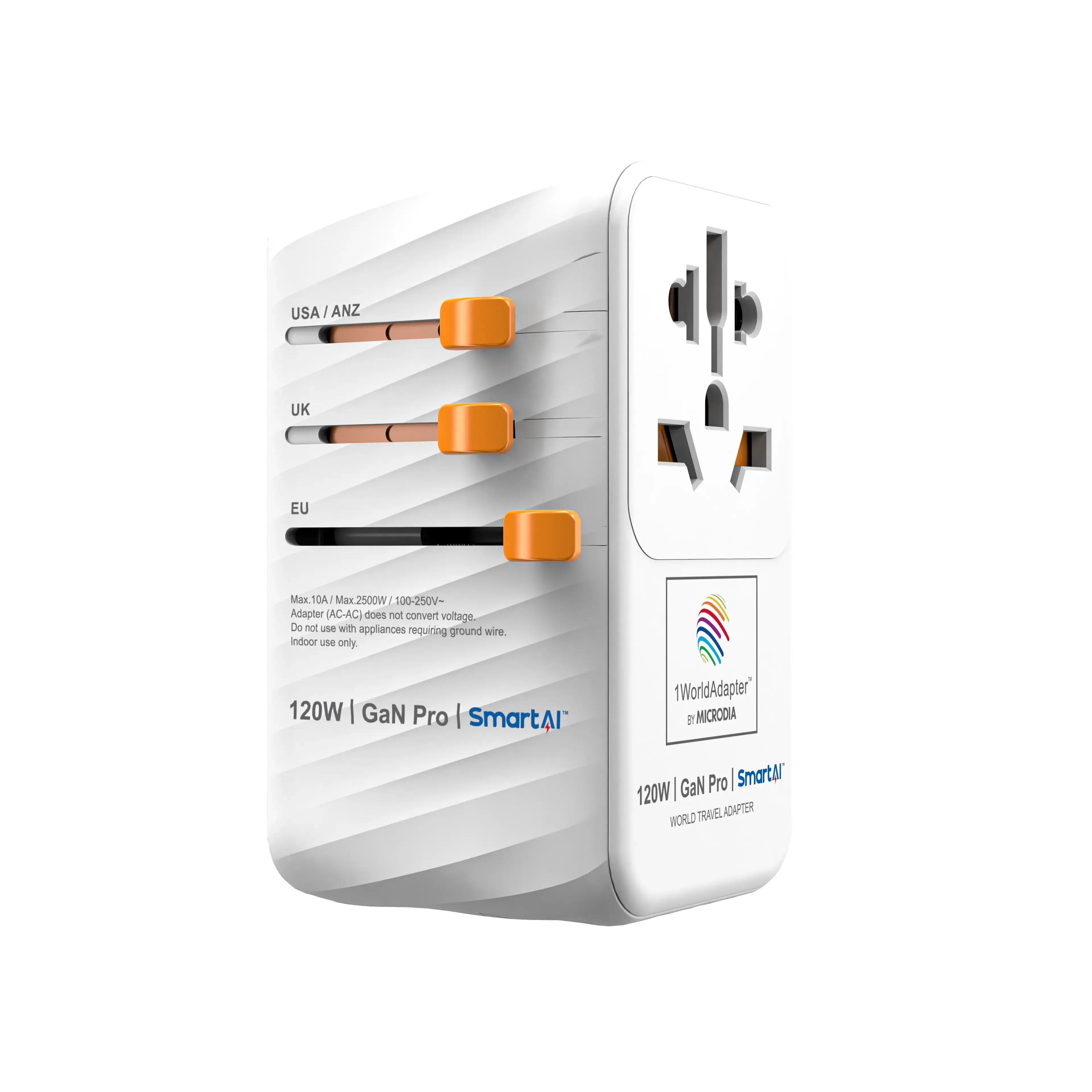 1WorldAdapter 120W Travel Adapter