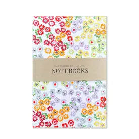 2 Pack Tiny Floral and Poppy Notebook Set