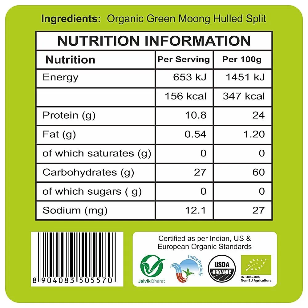 24 Mantra Organic Moong Dal