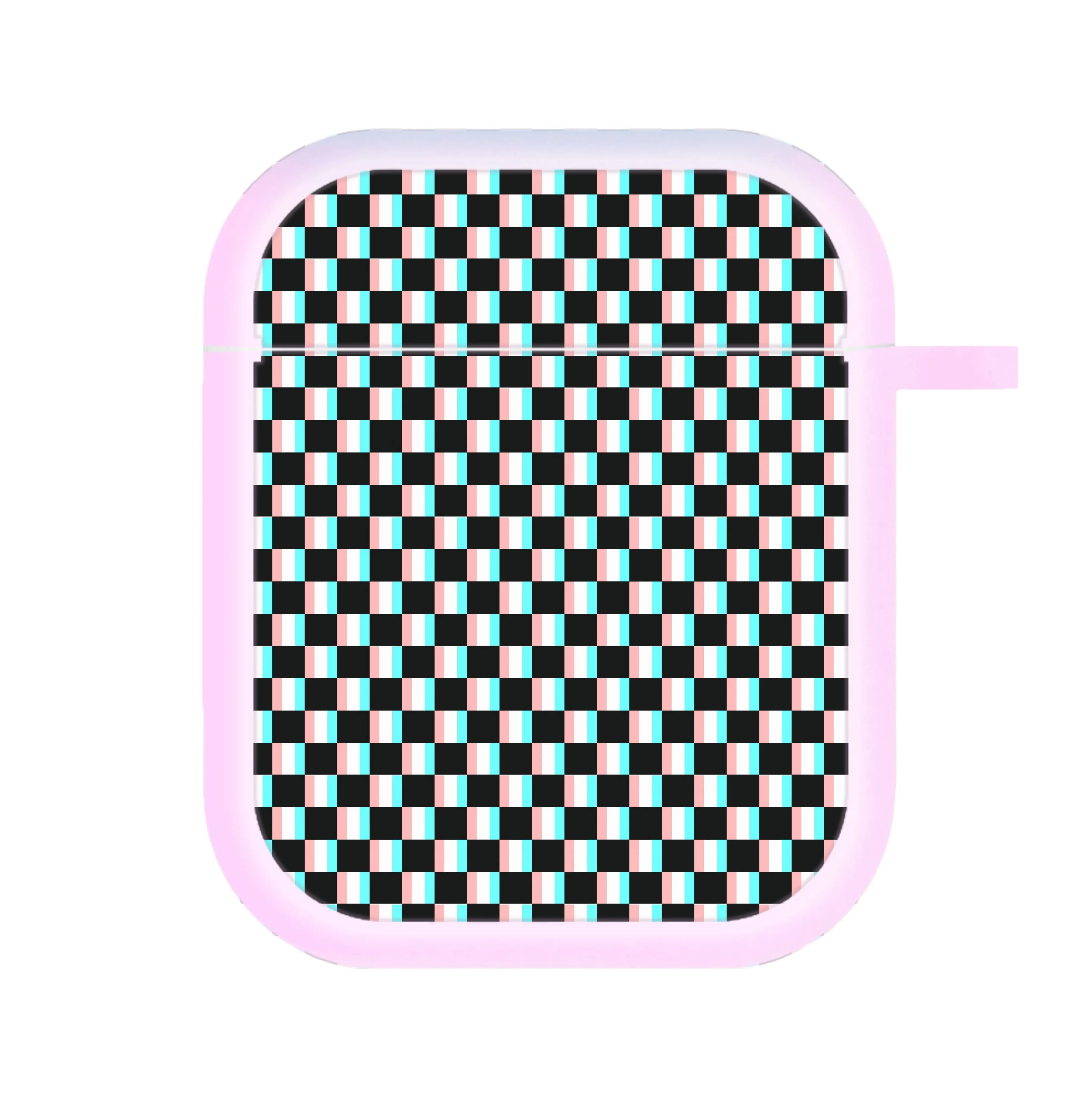 3D Squares - Trippy Patterns AirPods Case