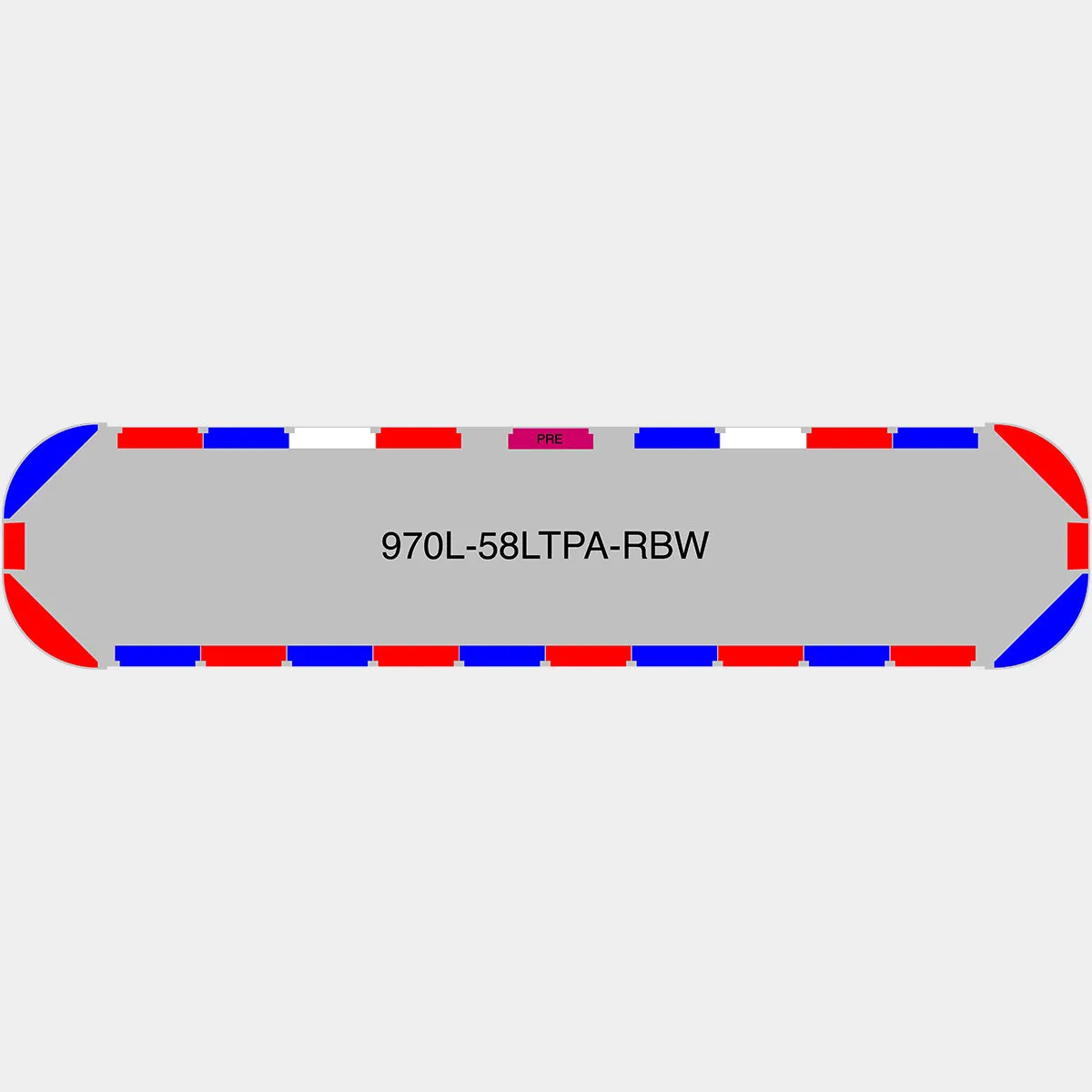 58" Scorpion Series NFPA LED Light Bar w/ Preemption