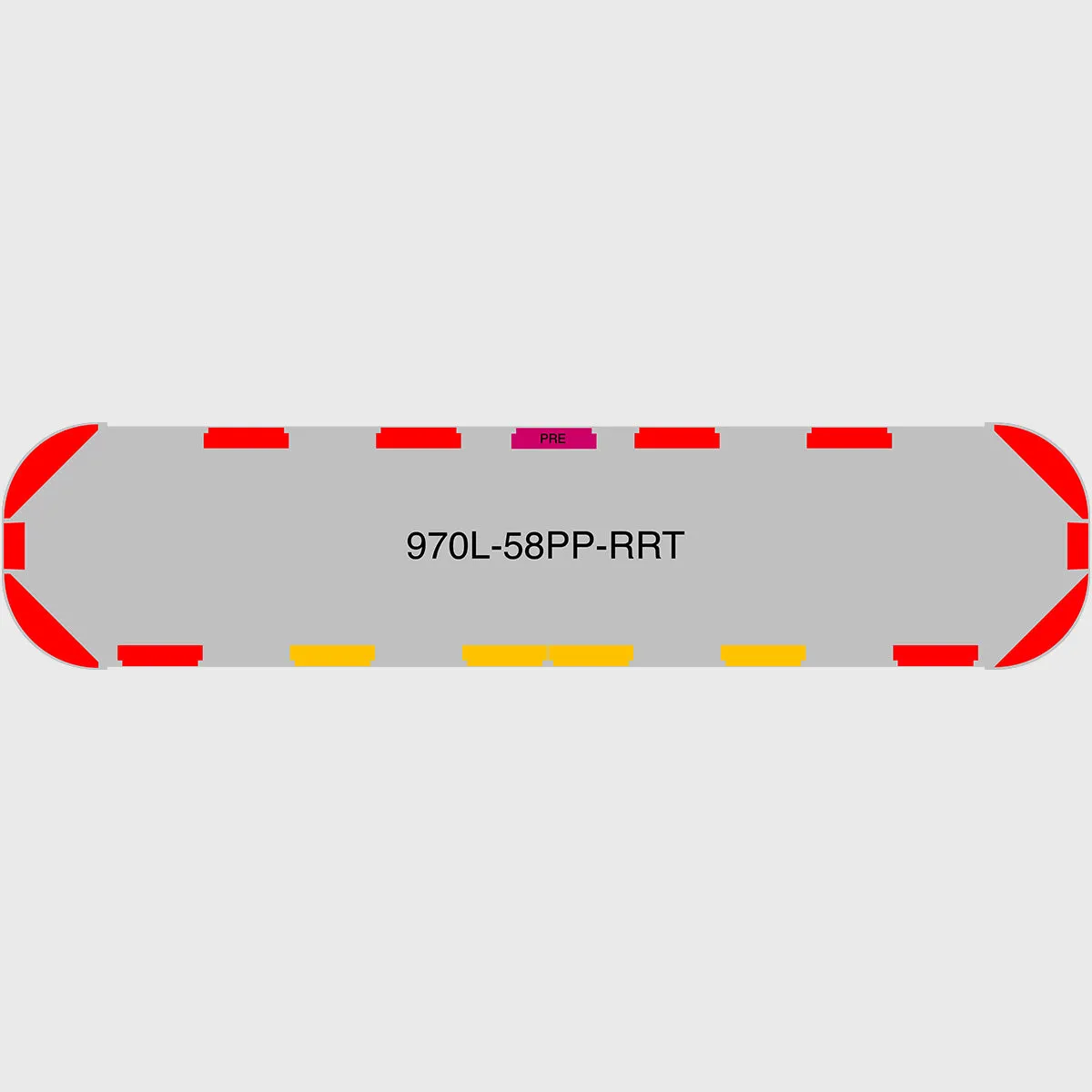 58" Scorpion Series NFPA LED Light Bar w/ Preemption