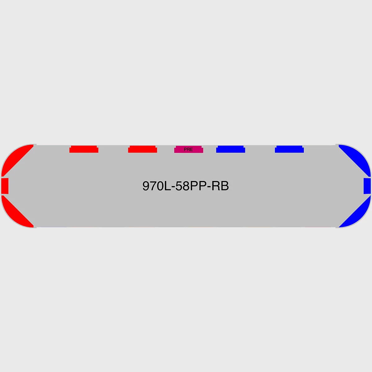 58" Scorpion Series NFPA LED Light Bar w/ Preemption