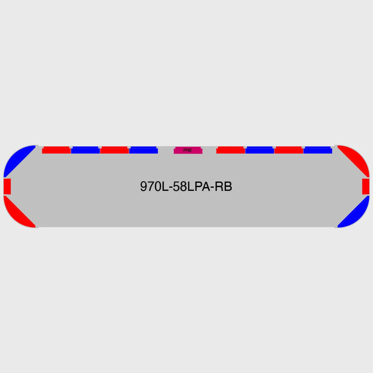 58" Scorpion Series NFPA LED Light Bar w/ Preemption