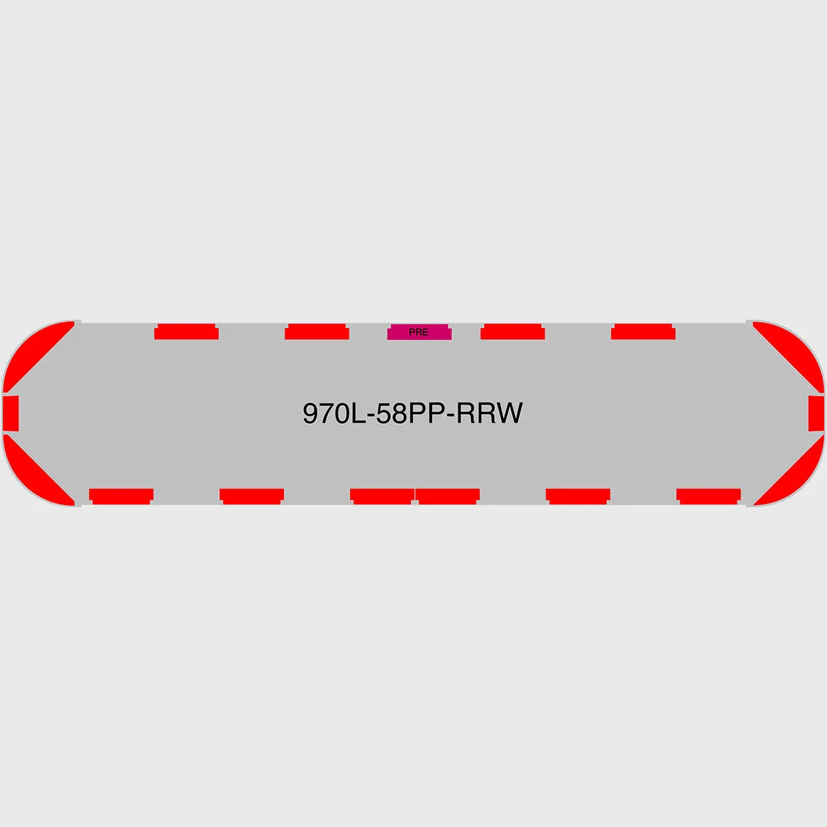 58" Scorpion Series NFPA LED Light Bar w/ Preemption