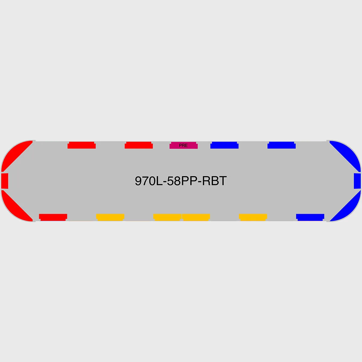 58" Scorpion Series NFPA LED Light Bar w/ Preemption