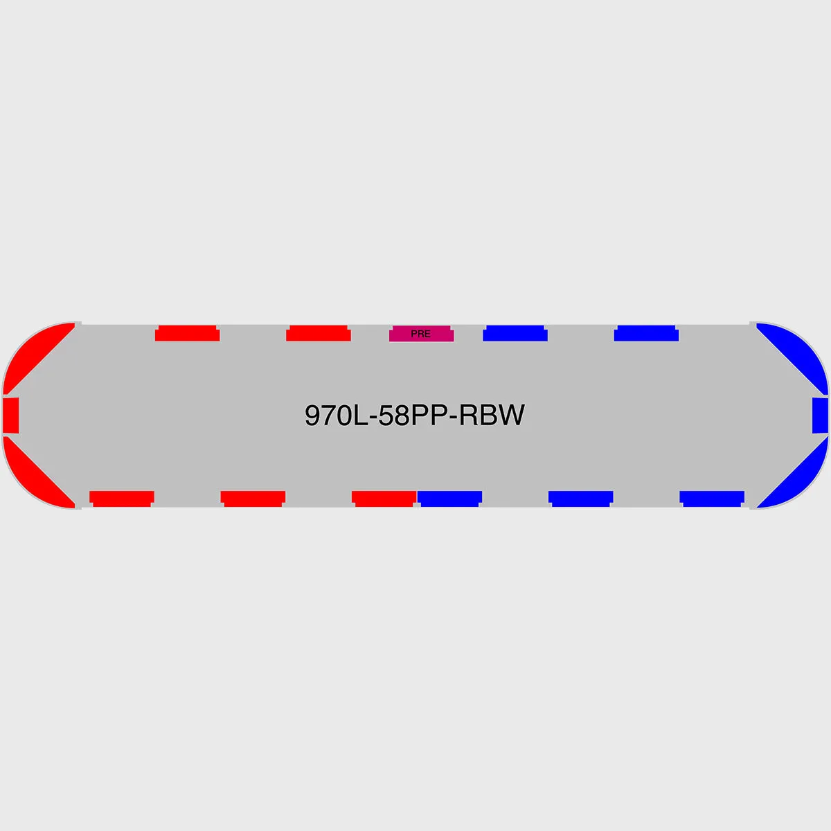 58" Scorpion Series NFPA LED Light Bar w/ Preemption