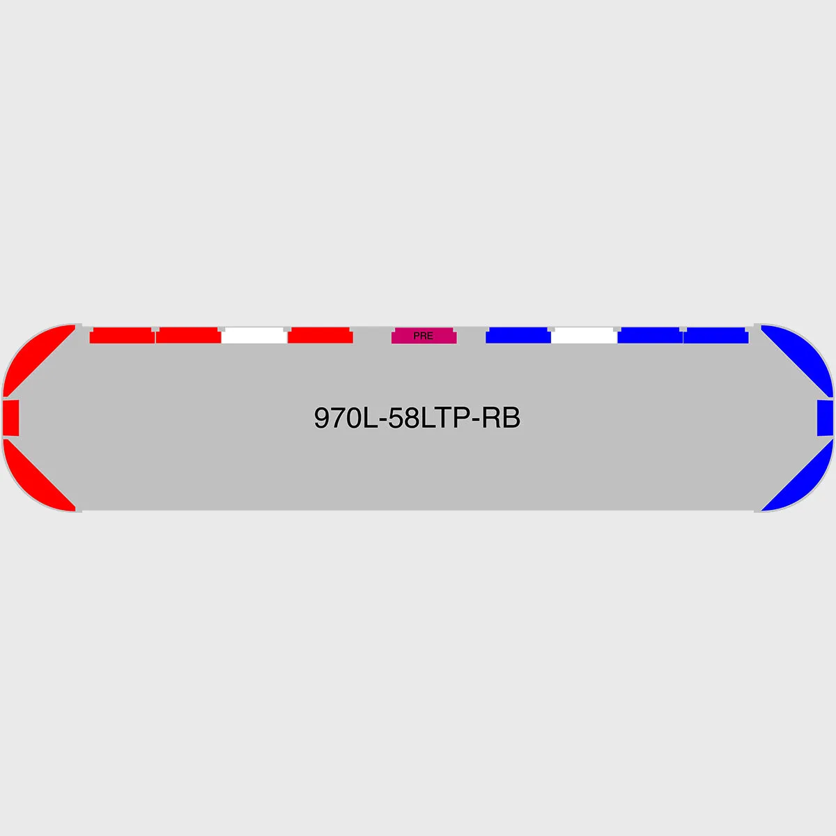 58" Scorpion Series NFPA LED Light Bar w/ Preemption