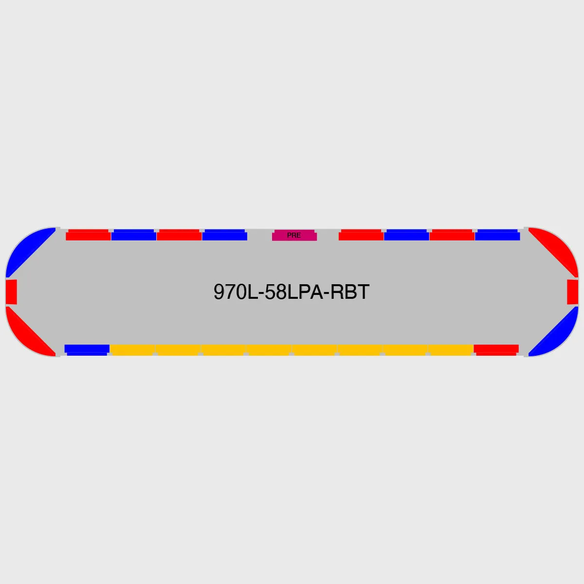 58" Scorpion Series NFPA LED Light Bar w/ Preemption