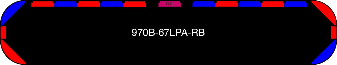 67" Black Widow Series NFPA LED Light Bar w/ Preemption