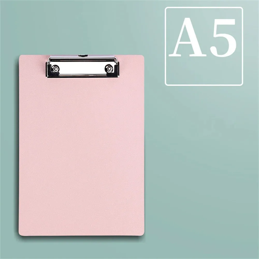 A5/A4 File Folder Clipboard Writing Pad Memo Clip Board Test Paper Organizer Writing Clamps School Office Stationary