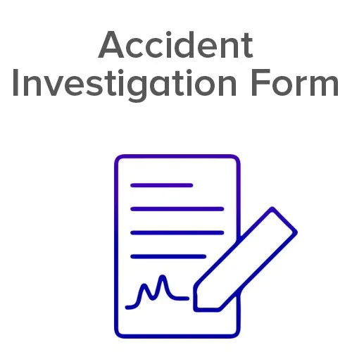 Accident Investigation Form