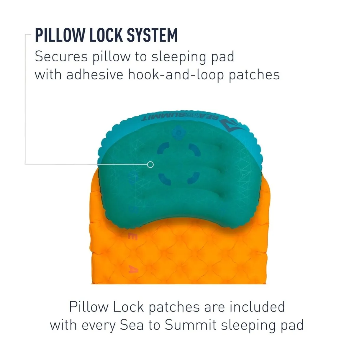 Aeros Large Ultralight Pillow - Aqua