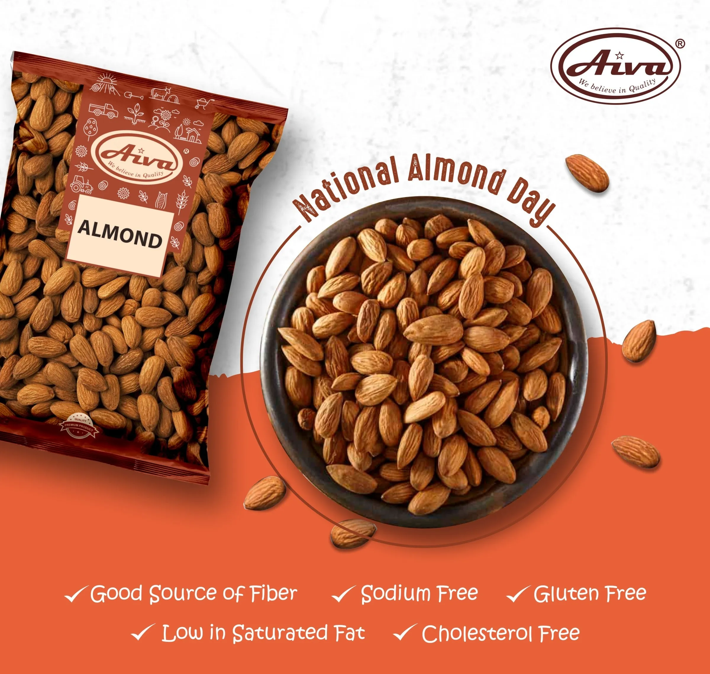 Almonds Raw