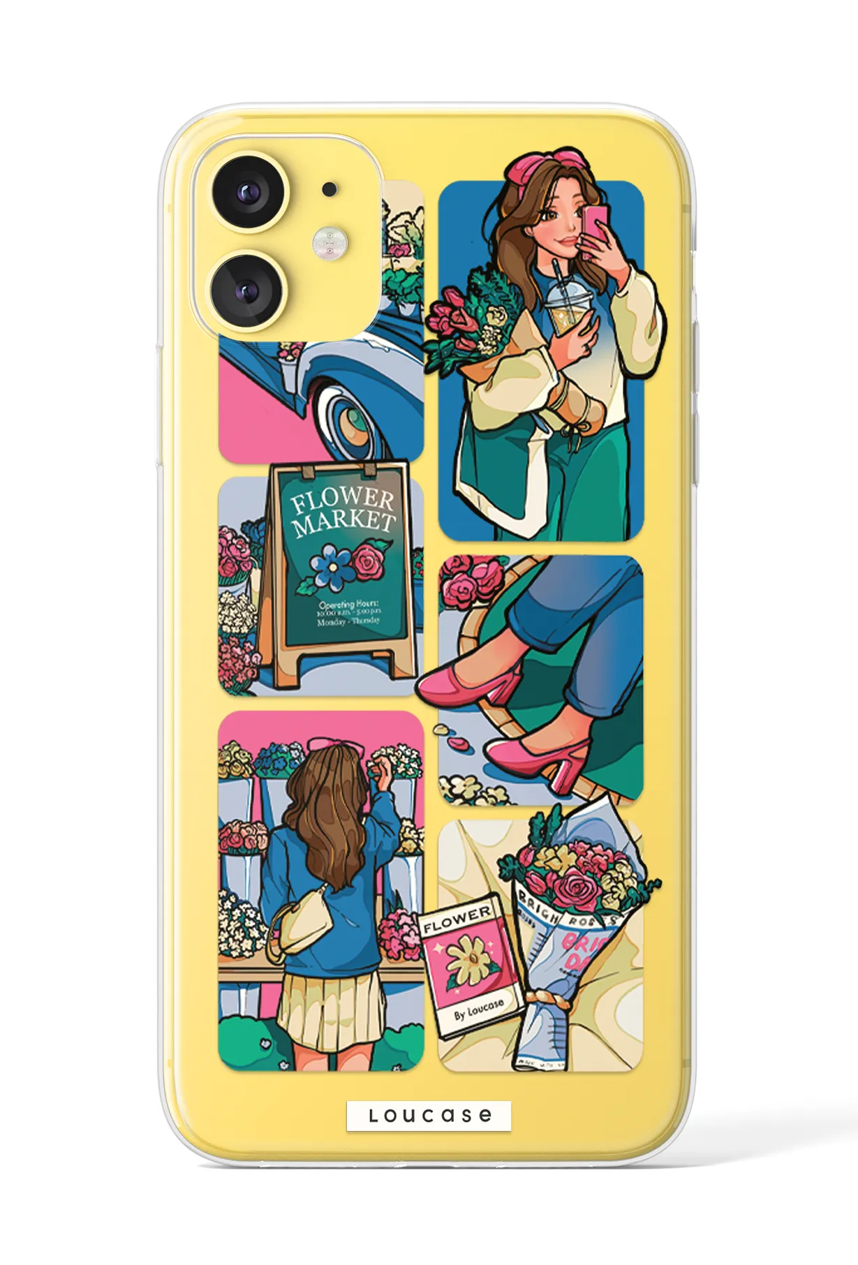 Amara - KLEARLUX™ Special Edition Sunday Market Collection Phone Case | LOUCASE