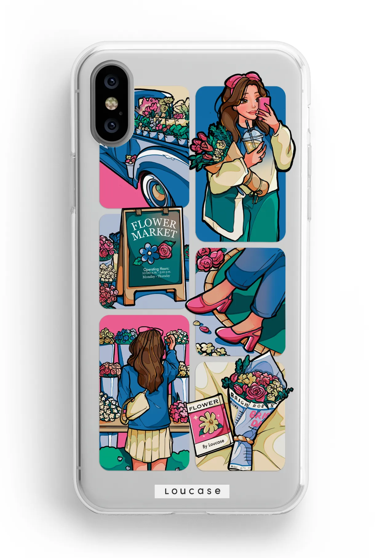 Amara - KLEARLUX™ Special Edition Sunday Market Collection Phone Case | LOUCASE