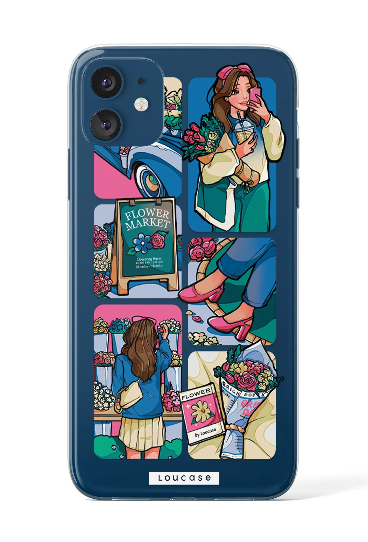 Amara - KLEARLUX™ Special Edition Sunday Market Collection Phone Case | LOUCASE