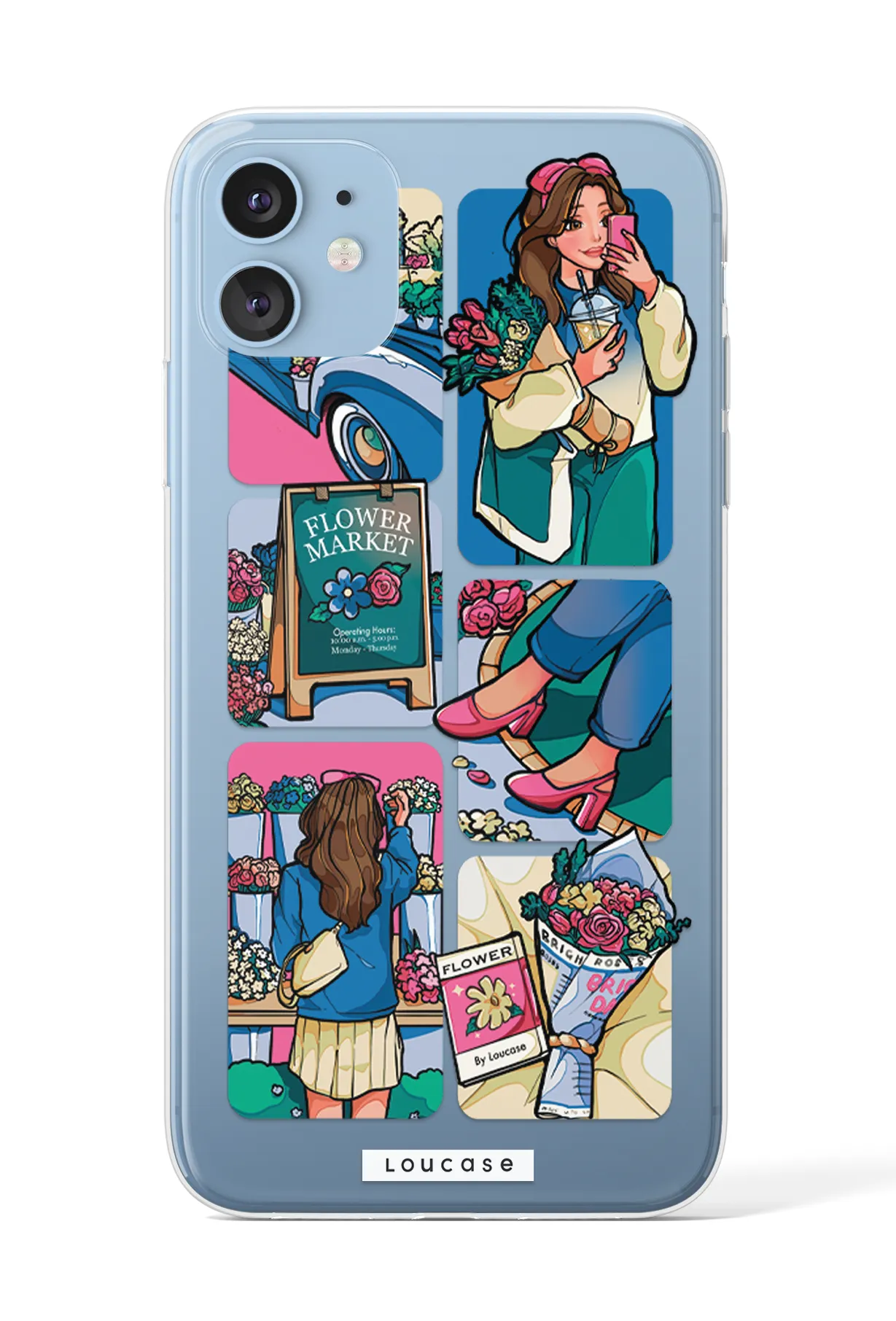 Amara - KLEARLUX™ Special Edition Sunday Market Collection Phone Case | LOUCASE