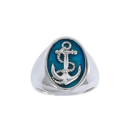 Anchor Silver Ring TRI1462