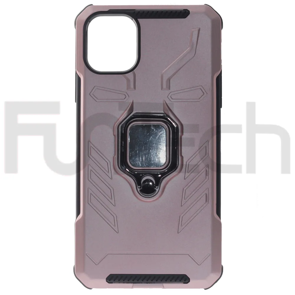 Apple iPhone 11 Case, Ring Armor Phone Case, Color Rose Gold.