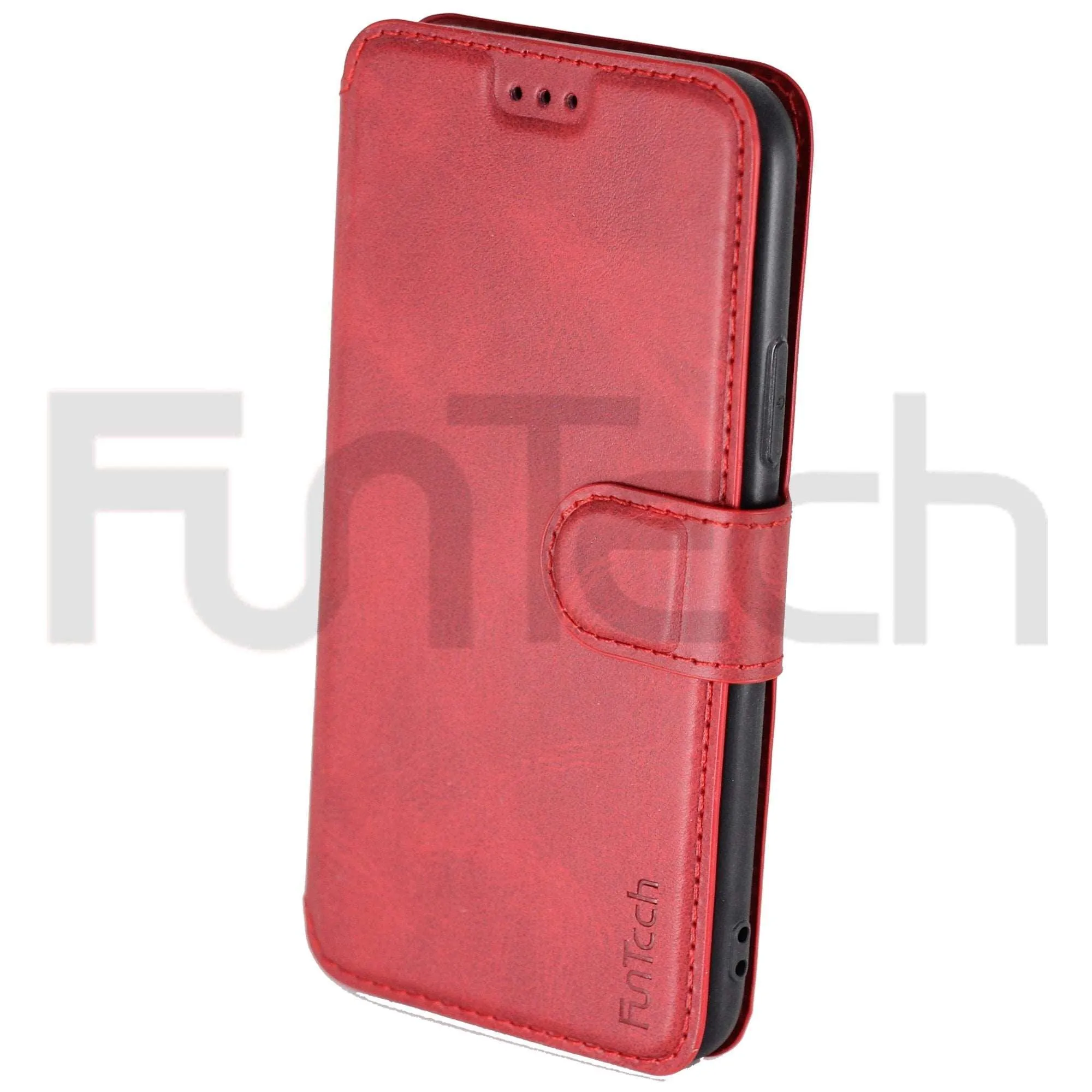 Apple iPhone 11 Pro Premium Quality Leather Case Red