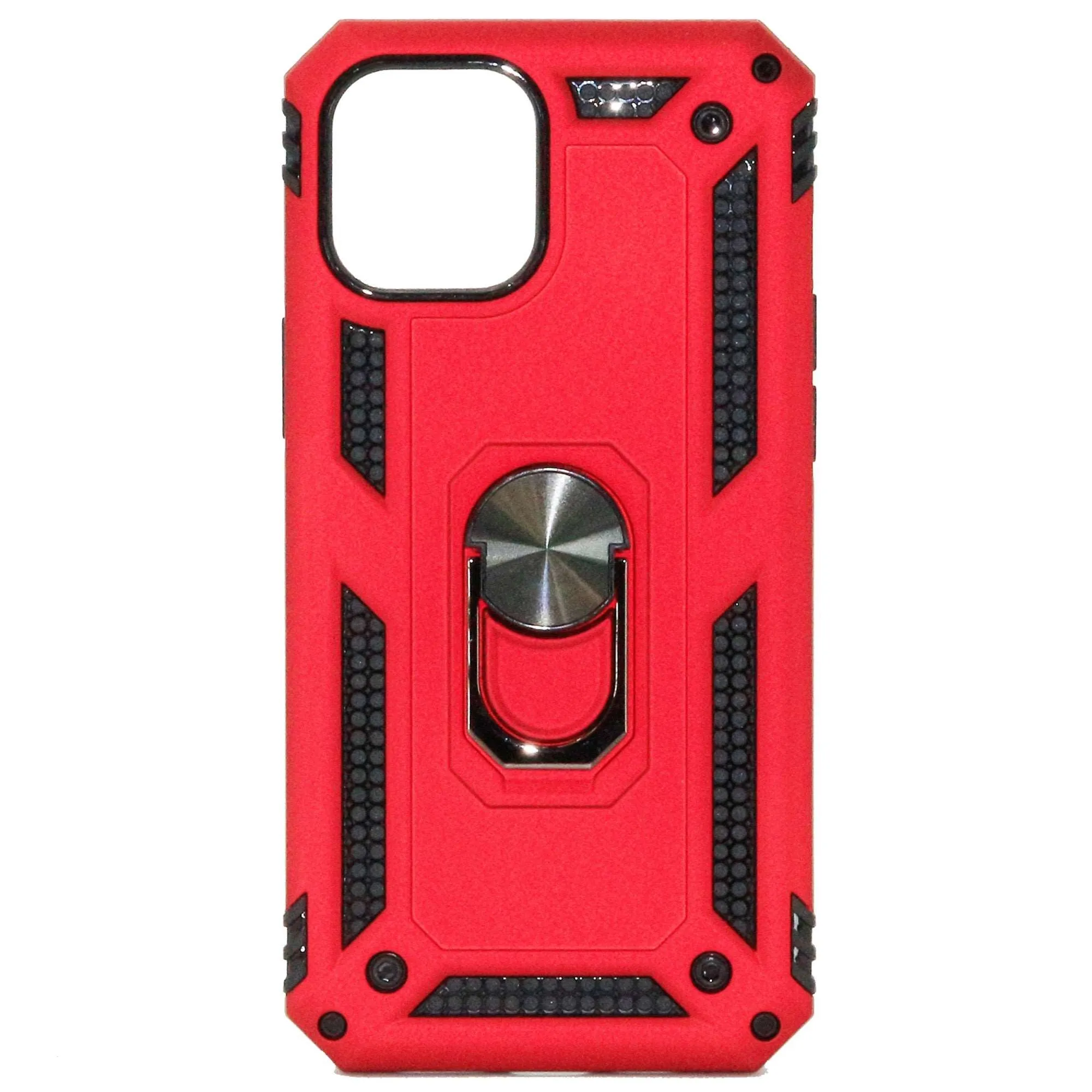 Apple iPhone 12 Pro,Ring Armor Case, Color Red