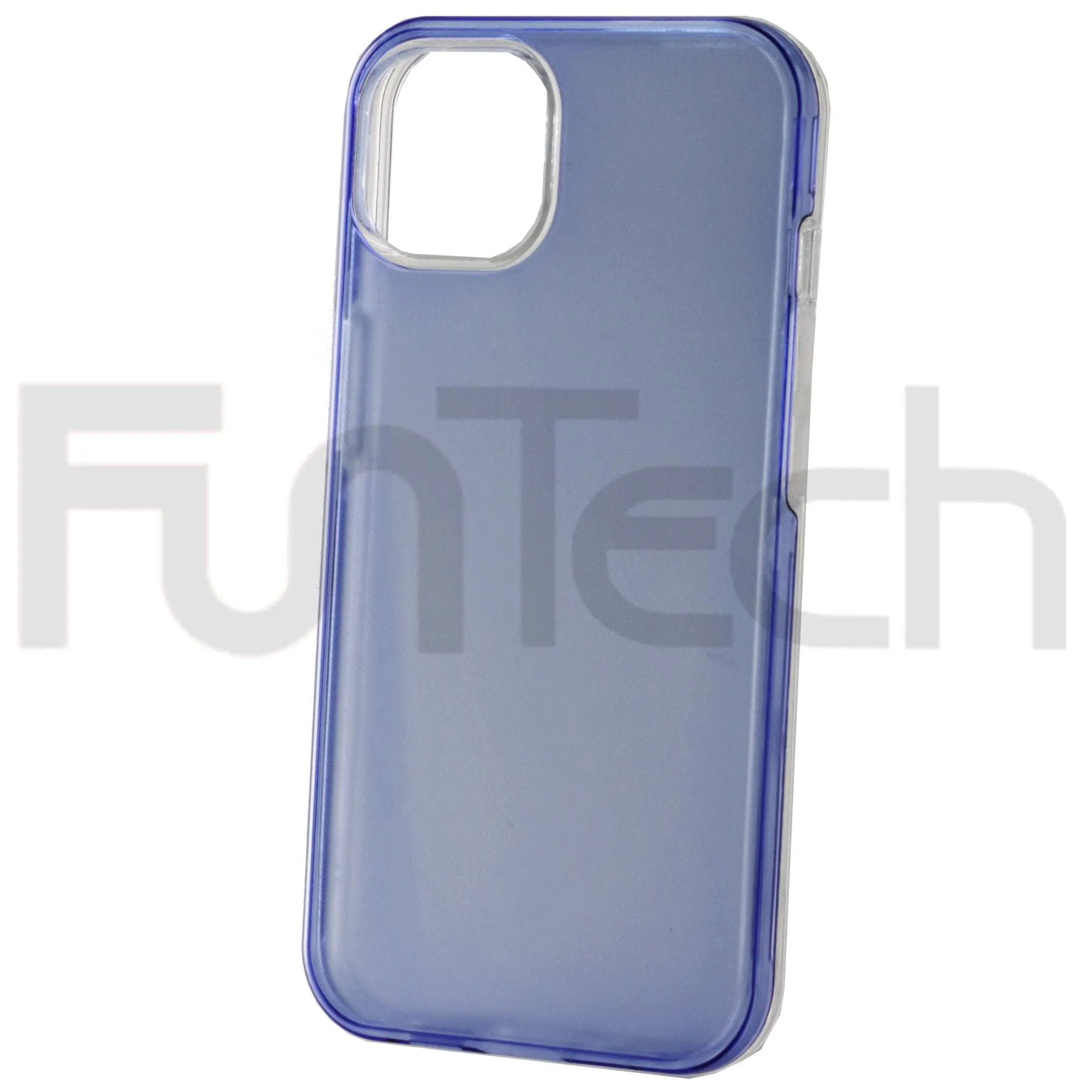 Apple iPhone 13 Mini Case, Double Sided Frosted Surface, Phone Case, Color Blue.