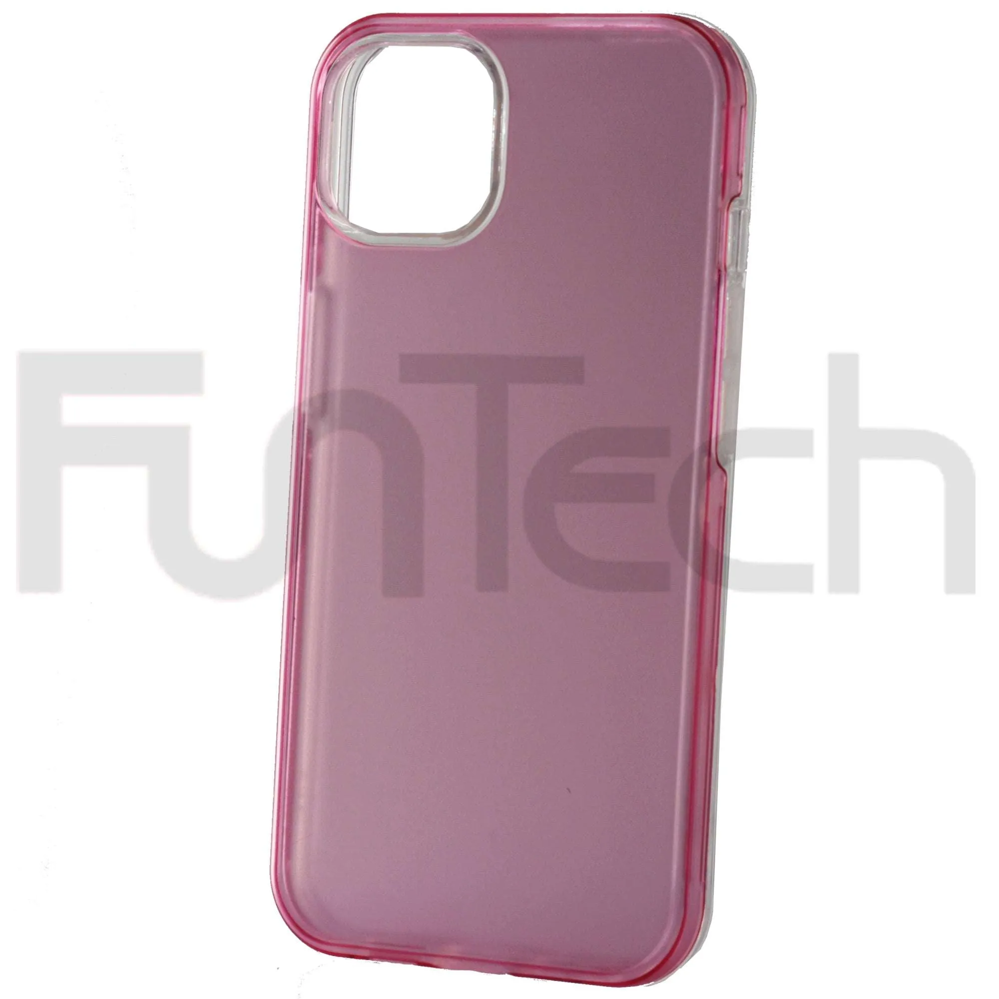 Apple iPhone 13 Mini Case, Double Sided Frosted Surface, Phone Case, Color Pink.