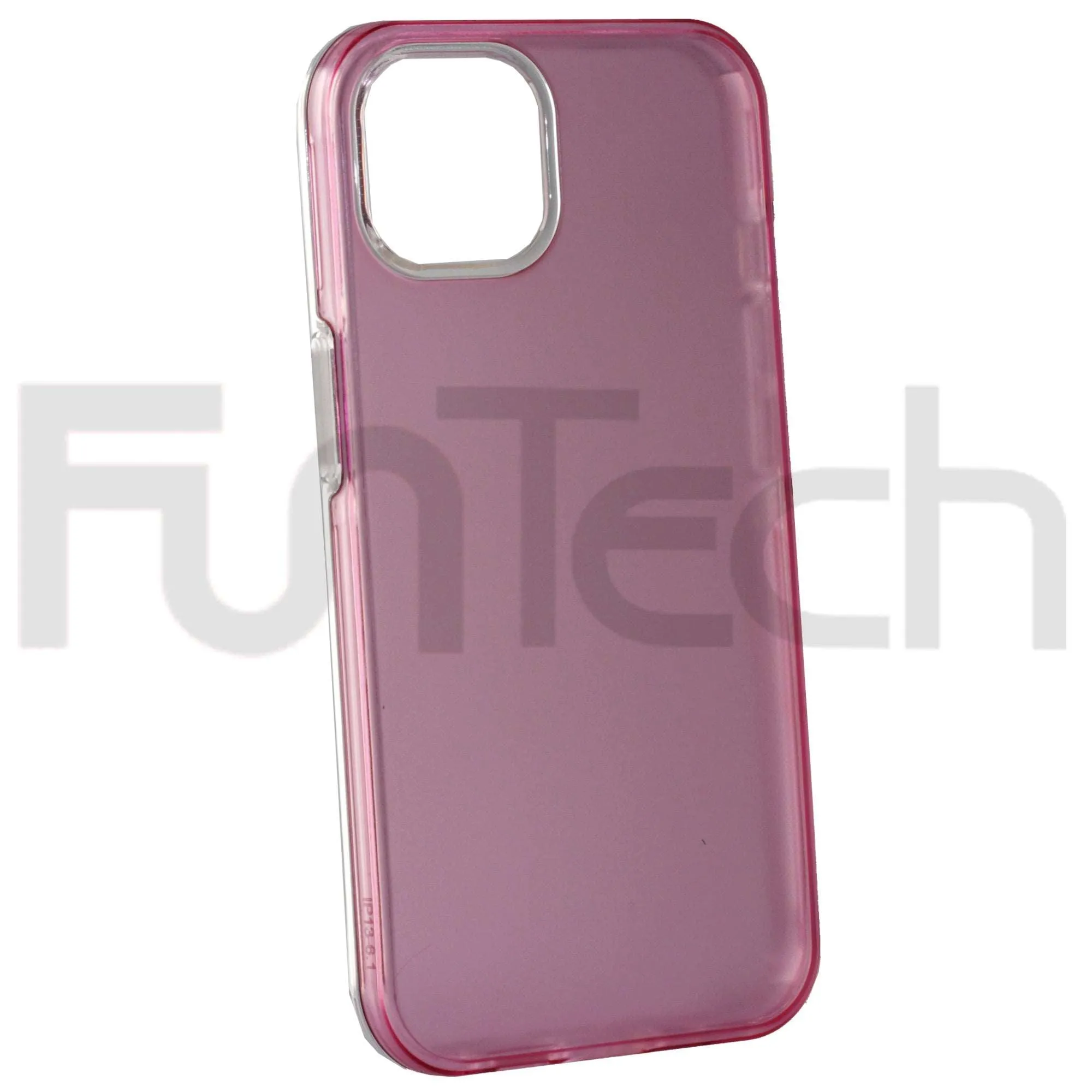 Apple iPhone 13 Mini Case, Double Sided Frosted Surface, Phone Case, Color Pink.