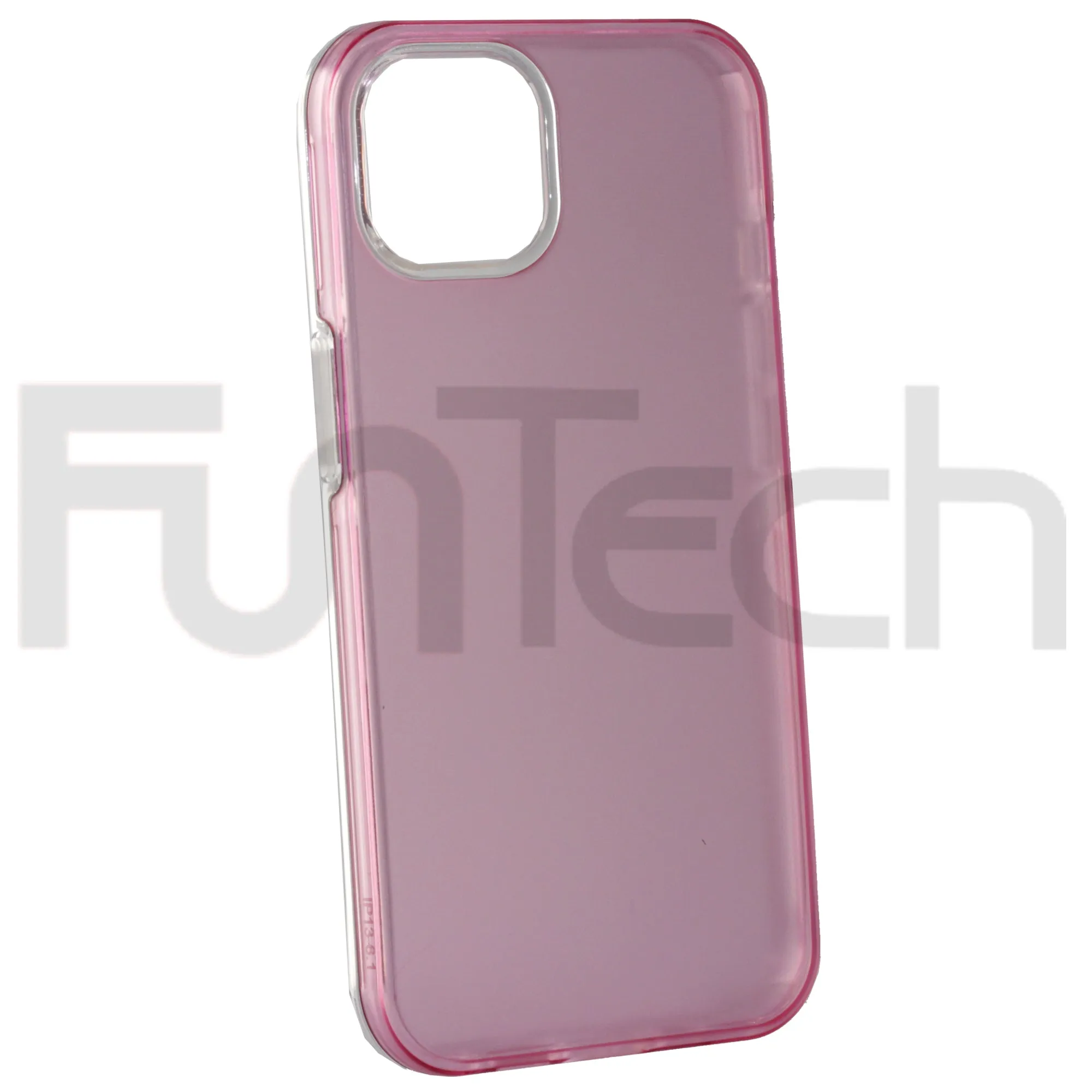 Apple iPhone 13 Pro Case, Double Sided Frosted Surface, Phone Case, Color Pink.