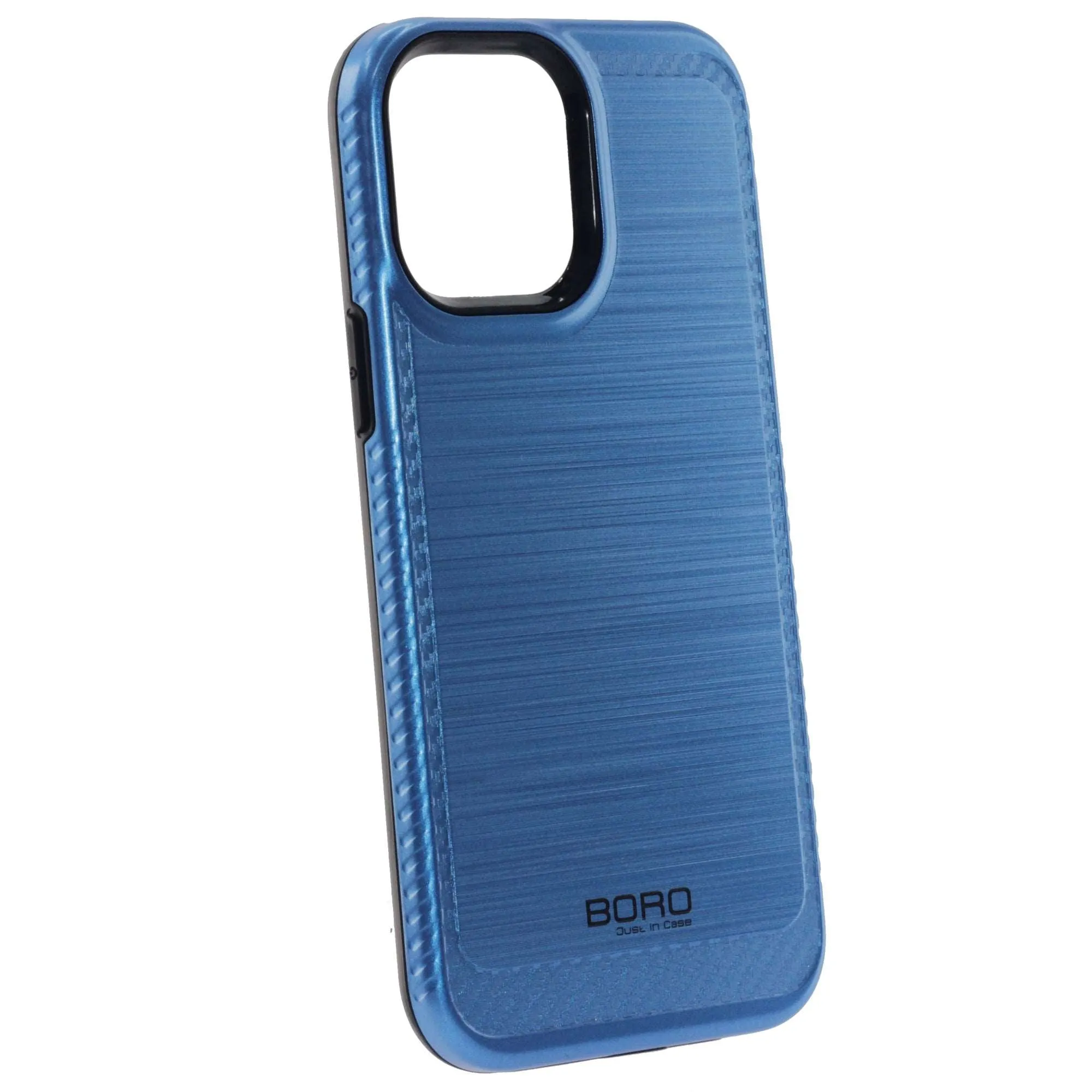 Apple iPhone 13 Pro Max Case, (BORO)  Back Armor Case, Color Blue