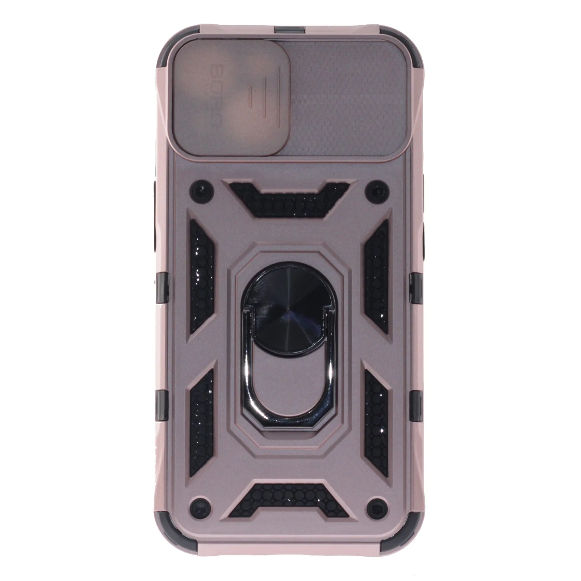 Apple iPhone 14 Case, Ring Armor Case with Lens Cover, Color Rose Gold