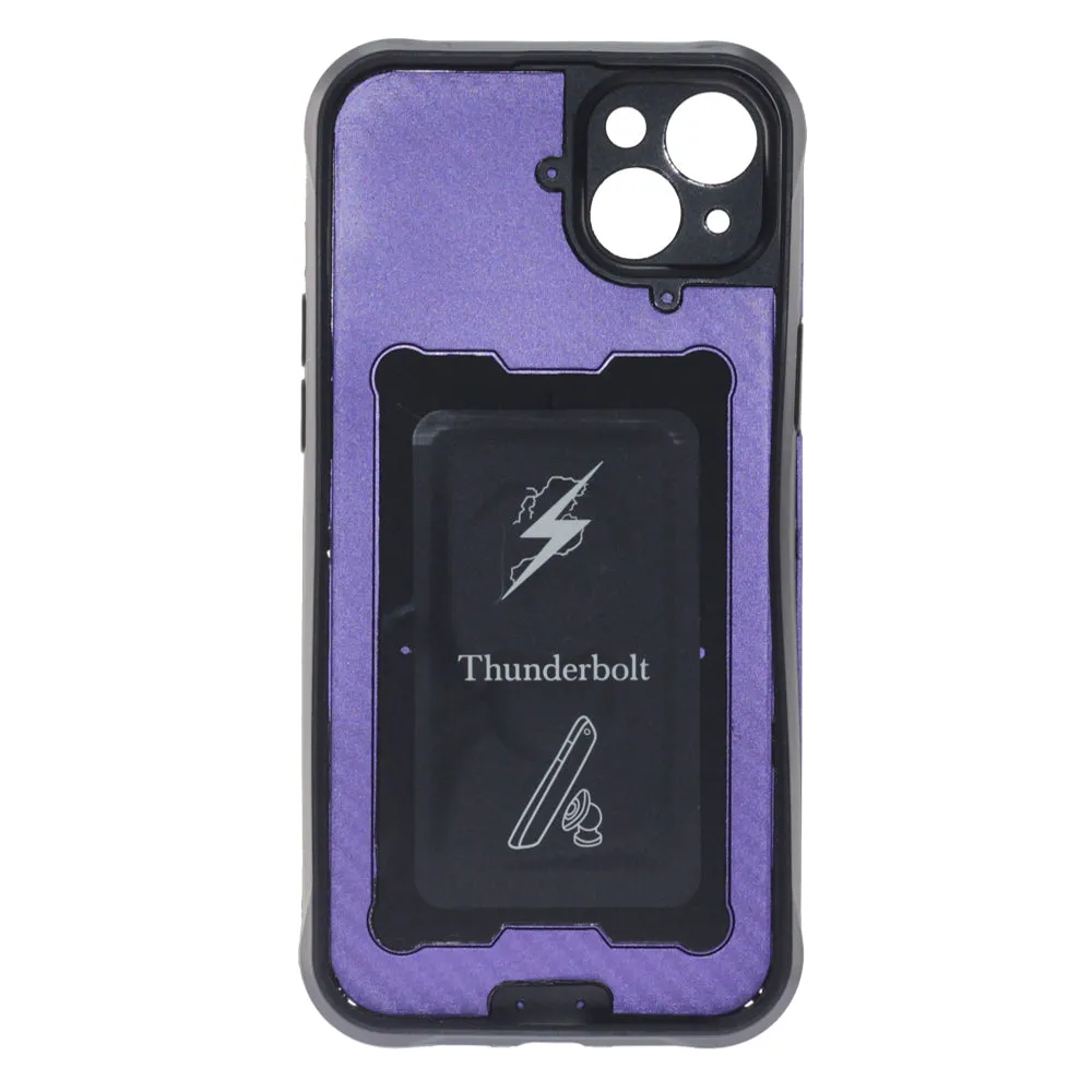 Apple iPhone 14 Plus Case, Ring Armor Case with Lens Cover, Color Purple