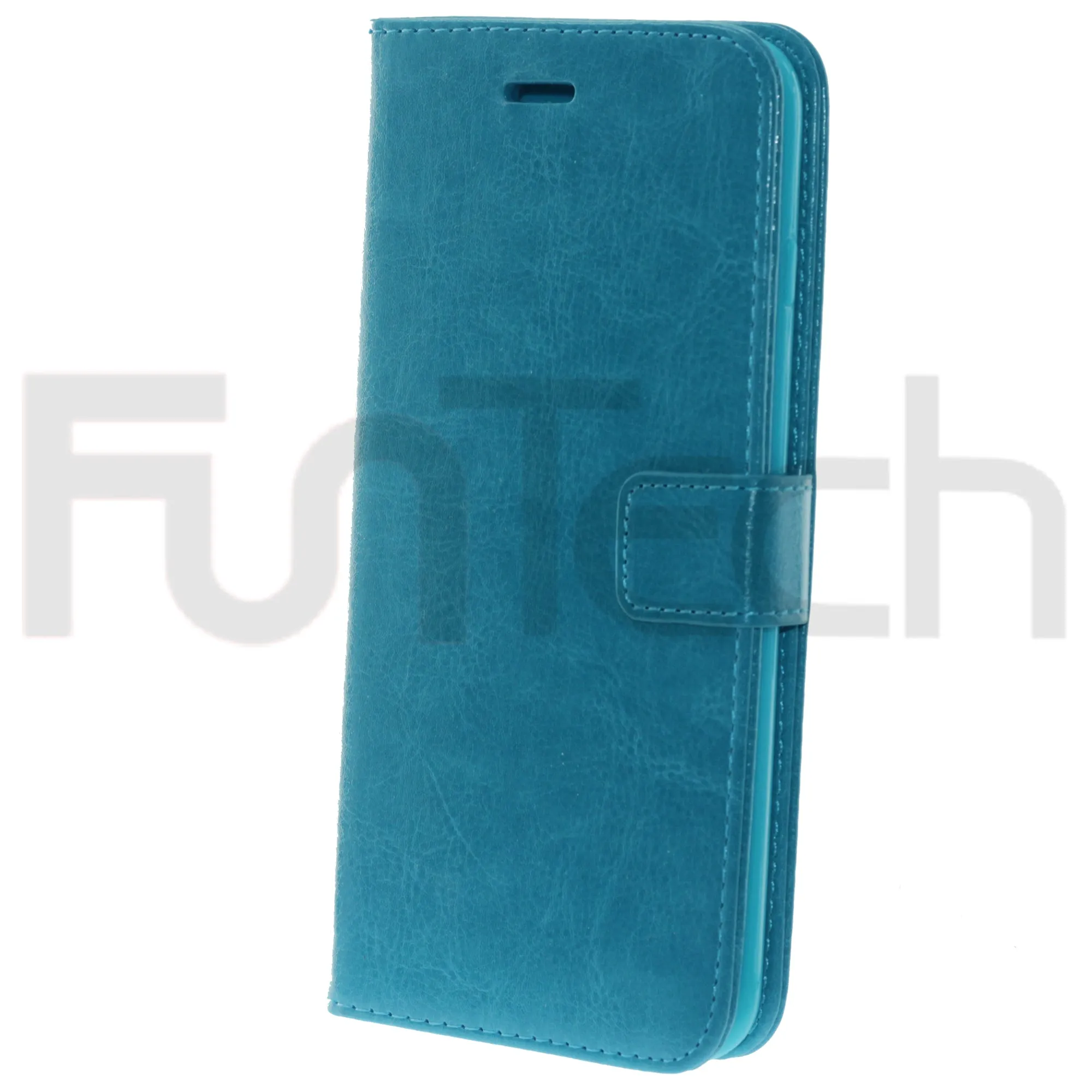 Apple iPhone 6Plus Leather Wallet Case Color Blue