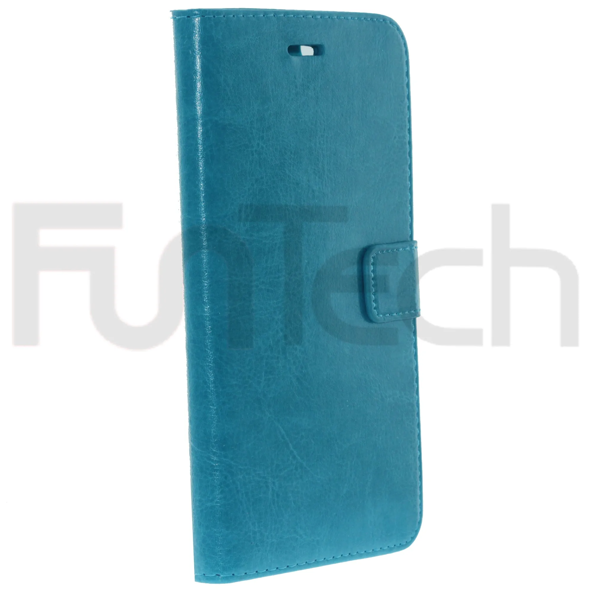 Apple iPhone 6Plus Leather Wallet Case Color Blue