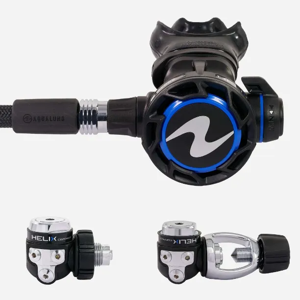 Aqua Lung Helix Compact Regulator 1st and 2nd Stages