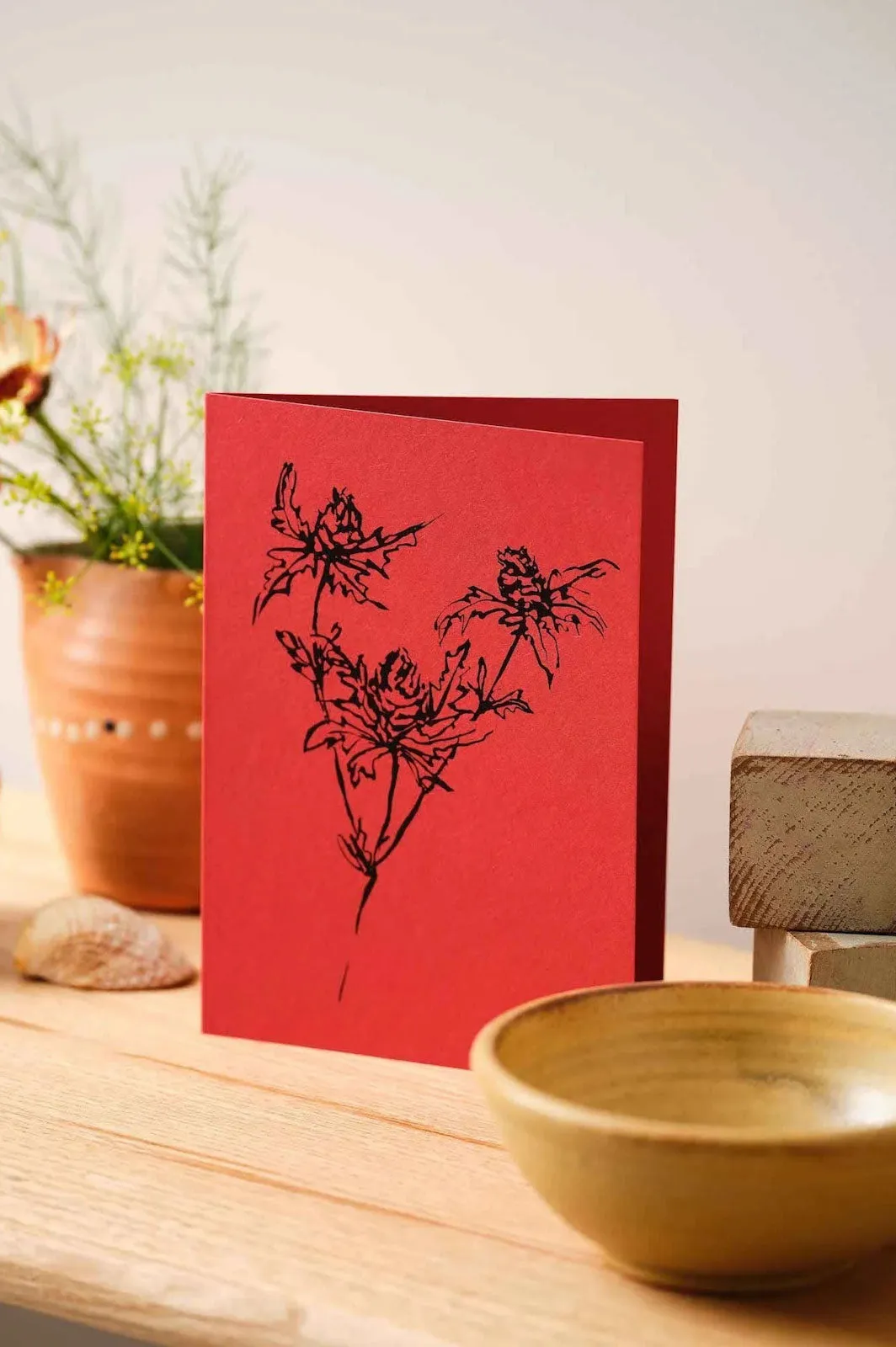 Atelier Auge Thistle Greeting Card