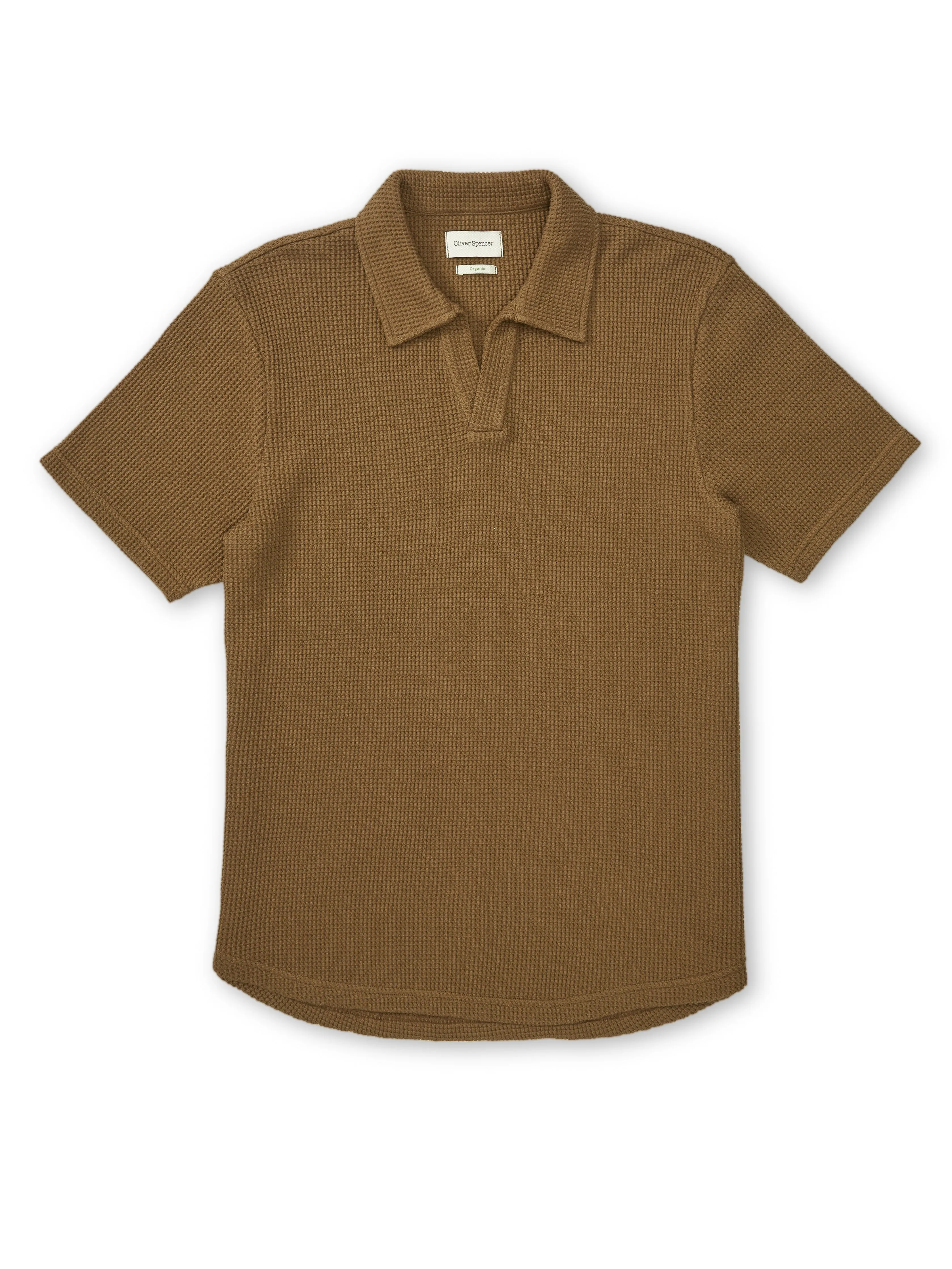 Austell Short Sleeve Polo Shirt Barton Tobacco Brown