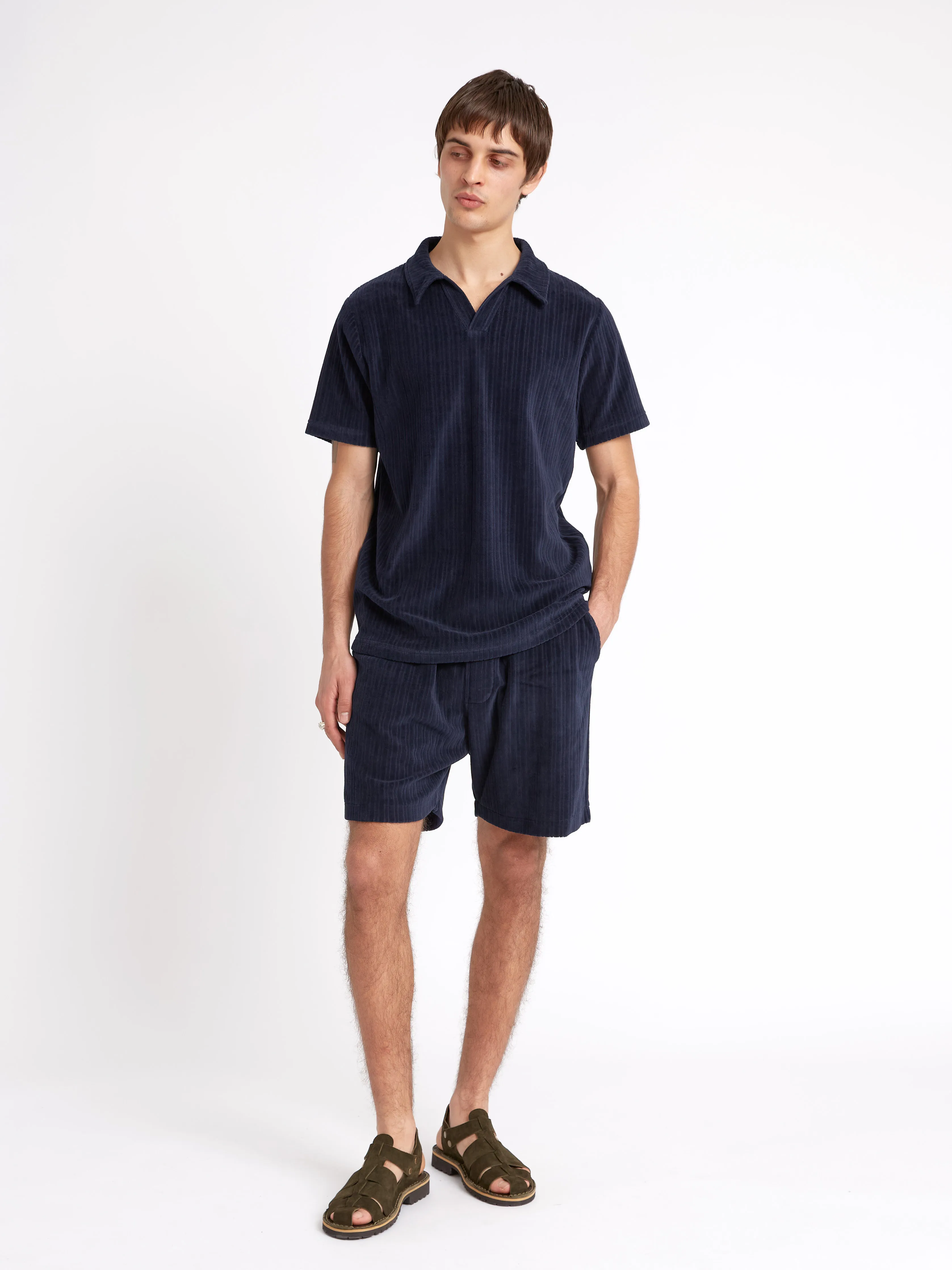 Austell Short Sleeve Polo Shirt Willow Navy