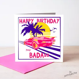 Badass birthday card - EN