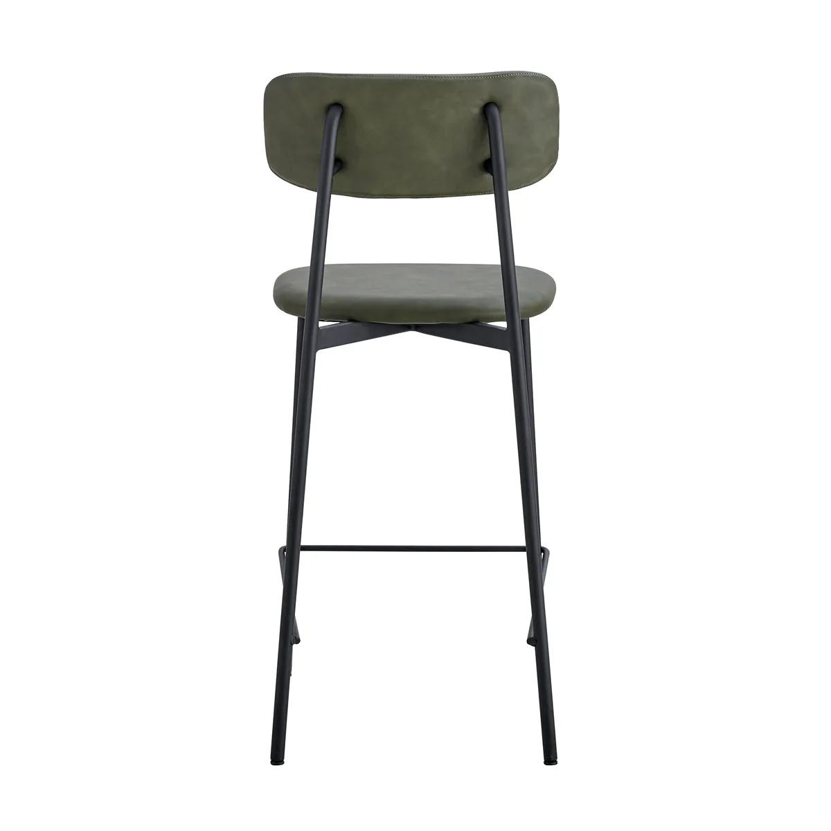 Bailey Leatherette Bar Stool (Set of 2)