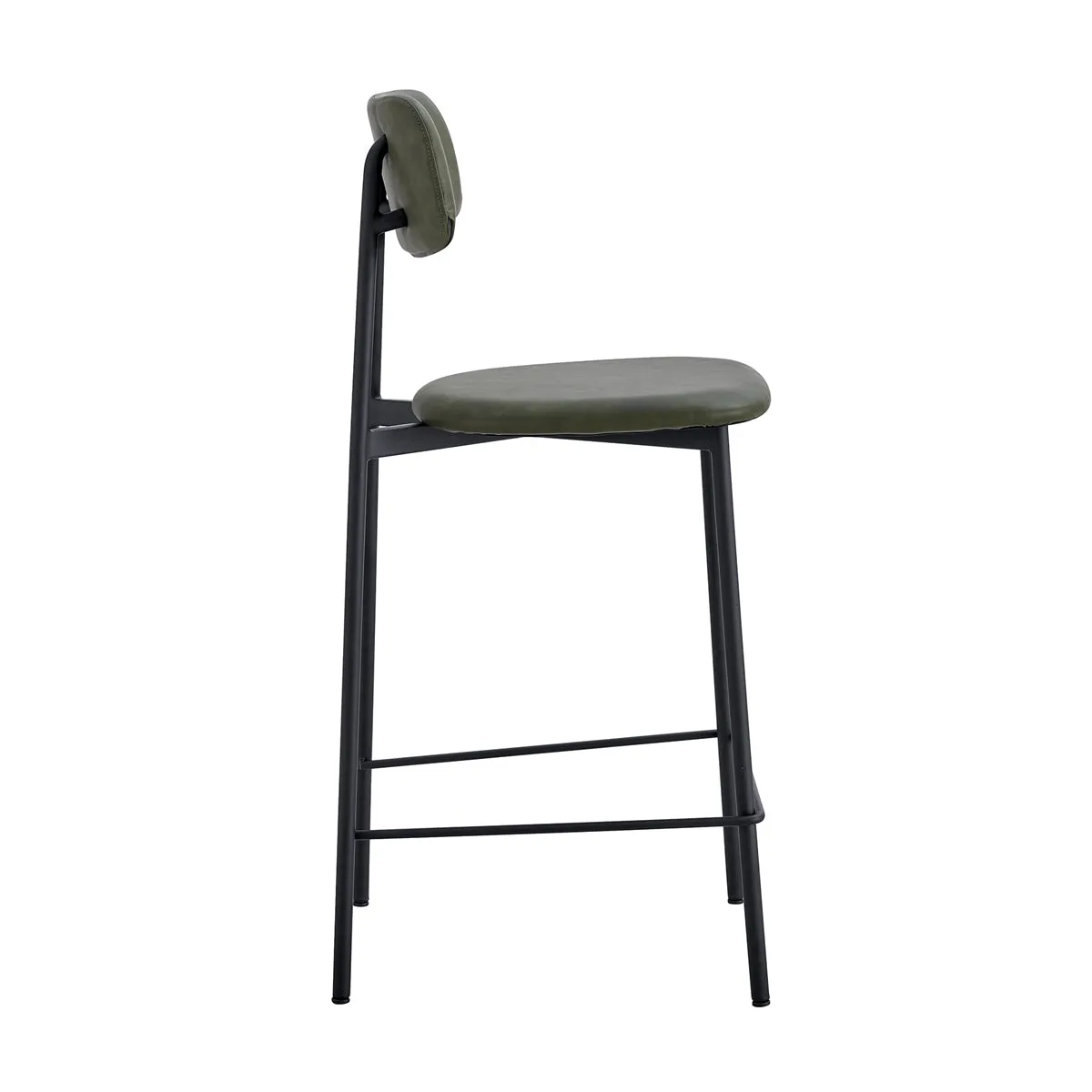 Bailey Leatherette Bar Stool (Set of 2)