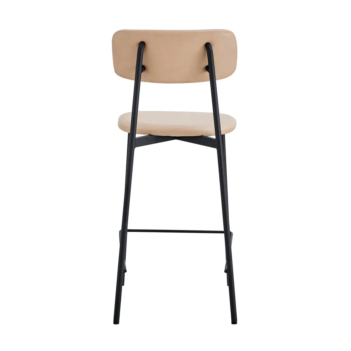 Bailey Leatherette Bar Stool (Set of 2)