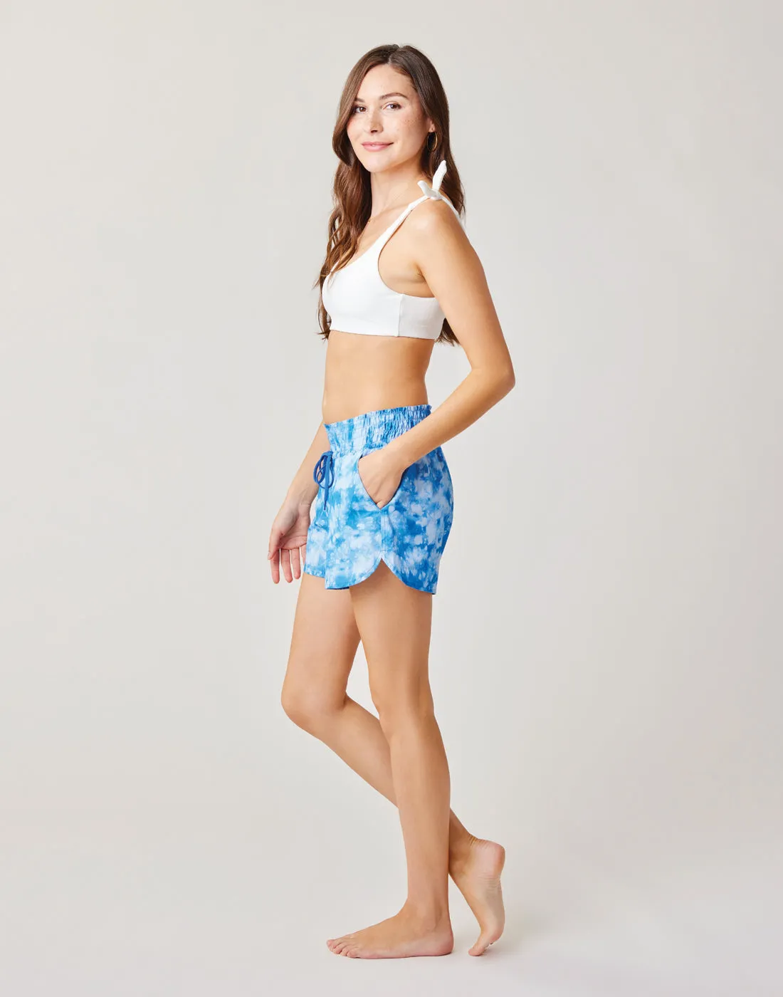 Bali Short: Bluebay Tie Dye - FINAL SALE