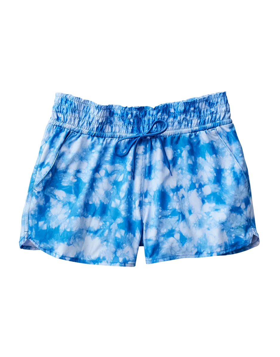 Bali Short: Bluebay Tie Dye - FINAL SALE