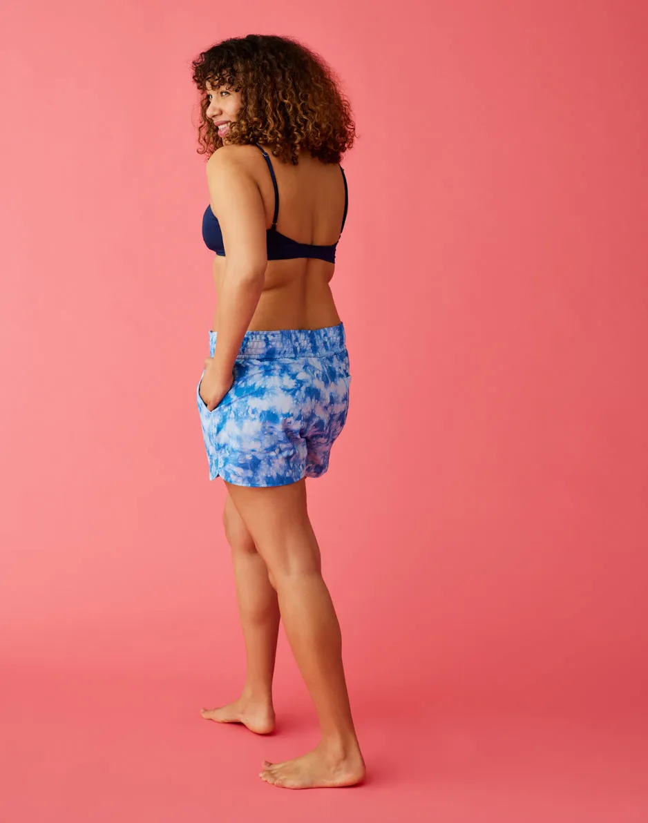 Bali Short: Bluebay Tie Dye - FINAL SALE