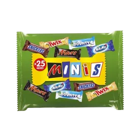 Best Of Mixed Minis (E) Chocolate 500g